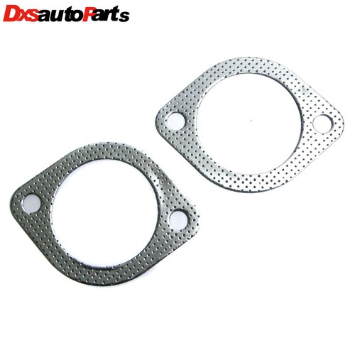 Twin 3" 2-Bolt Exhaust Catback Pipe Down Pipe Gasket Hot Sale - Picture 1 of 3
