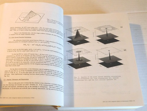 1994 ADAPTIVE OPTICS IN ASTRONOMY, ed. by Ealey & Merkle - SPIE Series Vol. 2201 - Picture 2 of 4