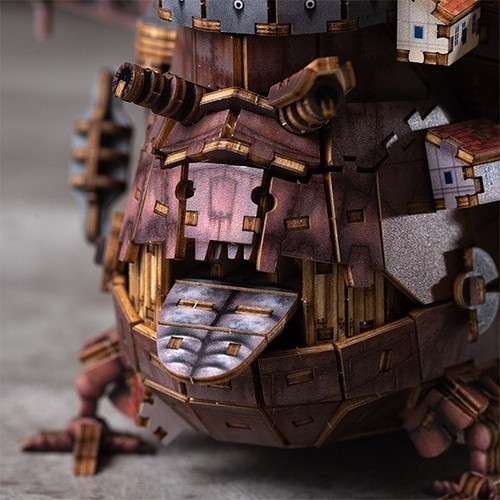 Studio Ghibli Howl's Moving Castle 3D Holzpuzzle Kit ki-gu-mi Farbe Ver. NEU - Bild 12 von 20