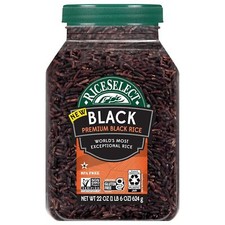 RiceSelect Premium Black Rice Whole-Grain Gluten-Free Non-GMO and Vegan Rice