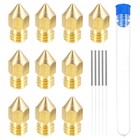 10Stk 0.2mm 3D Drucker Extruder Düsen Kopf M6 Gewinde für 1.75mm Extruderdruck