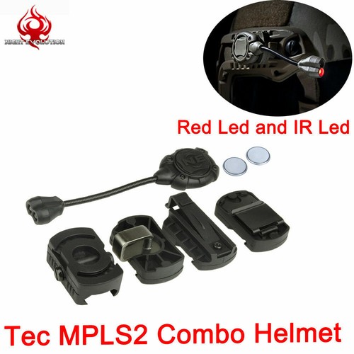 Tactical Tec MPLS2 Combo Helmet Lamp Airsoft Light Red Green IR LED For MICH - 第 13/24 張圖片