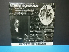 Robert Schumann BABETTE HIERHOLZER SONATA G-MOLL LP