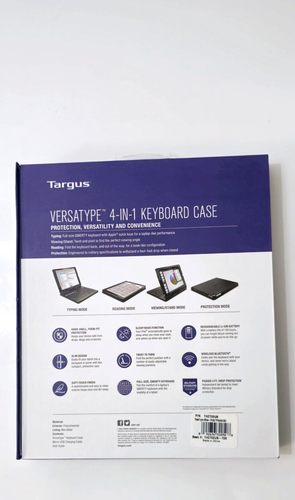 Targus Versa Type 4-in-1 Keyboard Case for Apple iPad Air and iPad Air 2 - Picture 2 of 6