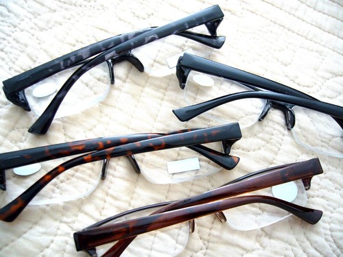 Herren Lesebrille 1,25 ~ 4,00 Flex Arme 1/2 Rand Damen Lesebrille R401 - Bild 4 von 11