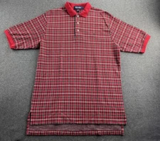Vintage Polo Golf Ralph Lauren Shirt Mens Sz LG. Classic Tartan Scottish Plaid