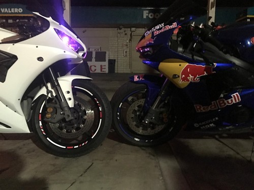 REFLECTIVE RIM STRIPES WHEEL DECALS TAPE STICKERS KAWASAKI NINJA ZX6R ZX636 636 - Picture 8 of 53