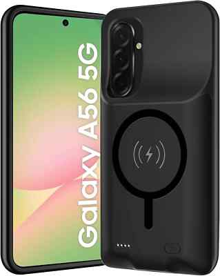 10000mAh Magnetic Battery Case forSamsung Galaxy A36/A56 Wireless Charging Cover