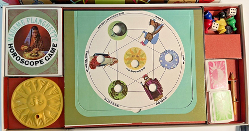 Vintage 1967 Madame Planchette Horoscope Game by Selchow & Righter Co. Complete - Picture 3 of 8