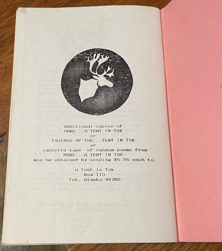 Friends Of The Tent In Tok Signed First Edition 1988 Donna Bernhardt Tok, Alaska - Picture 8 of 8
