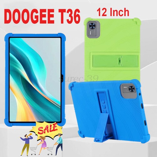 Shockproof Silicone Case w/Stand for DOOGEE T36 12 Inch Tablet Anti Drop Cover - Picture 17 of 26