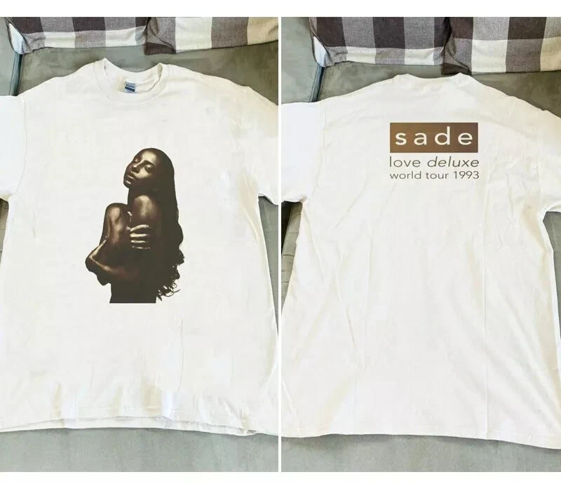 Sade ワールドツアーTシャツ　Mサイズ SADE LOVE DELUXE World Tour 1993 Vintage T-Shirt White Size XL