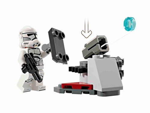 LEGO 75372 Star Wars Clone Trooper & Battle Droid Battle Pack, 9 Figuren - Bild 5 von 10