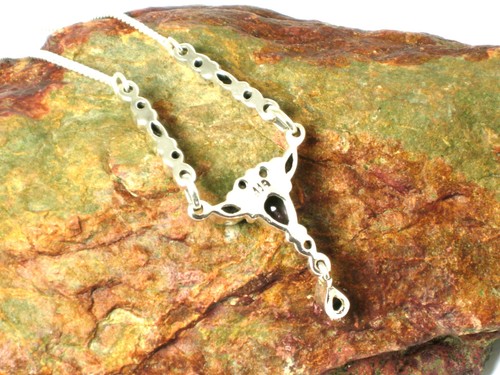 AMETHYST Sterling Silver 925 Gemstone NECKLACE - Gift Boxed - Picture 4 of 5