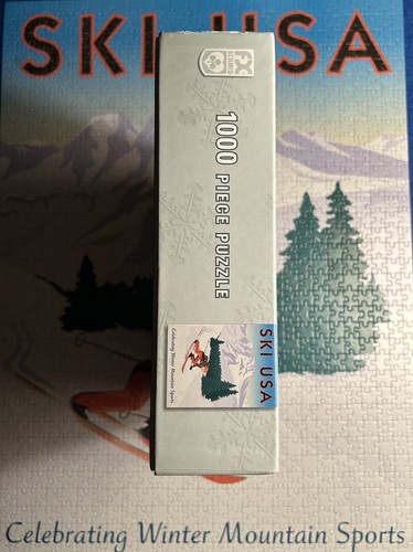 FX Schmid Ski USA 1000 Piece Puzzle Celebrating Winter Mountain Sports COMPLETE - Picture 5 of 9
