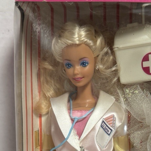 1987 Doctor Barbie Doll #3860 by Mattel – NIB with Accessories - Zdjęcie 2 z 7