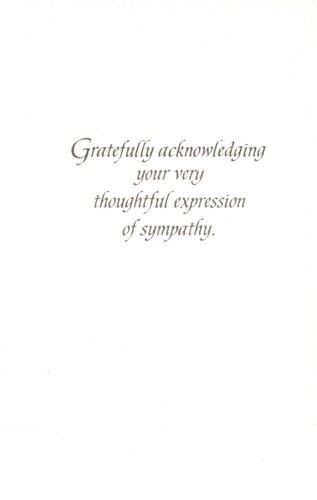 Orange Day Lily Lilies Thank You - Expression of Sympathy By Carlton - Set of 10 - Picture 2 of 3
