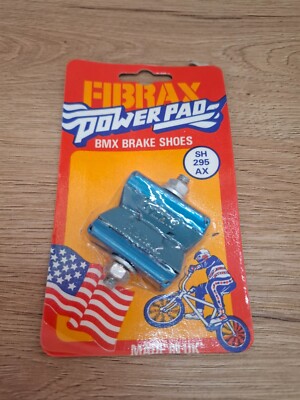 Retro Vintage Fahrradteile Neu im Karton NOS Fibrax Power Pad BMX Bremsbacken...