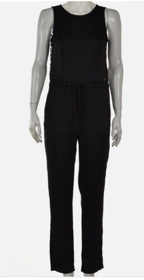 BCBG MAXAZRIA РАЗМЕР S LIAM КРУЖЕВА НАЗАД DRWASTRING ТАЛИИ КОМБИНЕЗОН - Изображение 2 из 4