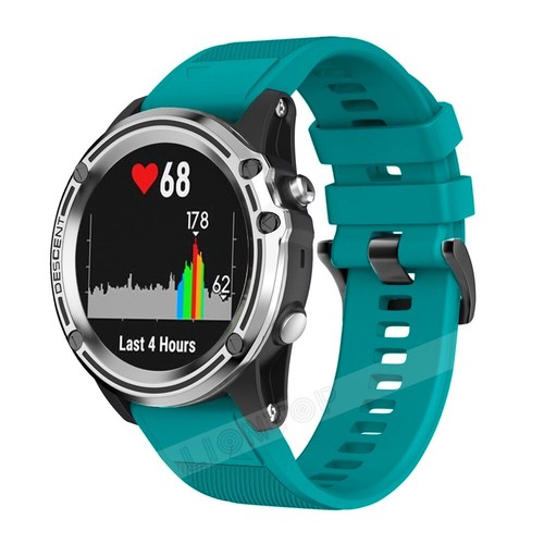 Quick Fit 22MM Silicone Band Strap for Garmin Approach S62 /Fenix 5 5+ 8 7 6 Pro - Picture 49 of 183