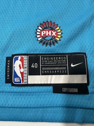 Phoenix Suns Devin Booker Nike City Connect Jersey (Small) Retails For $120 - Picture 7 of 13