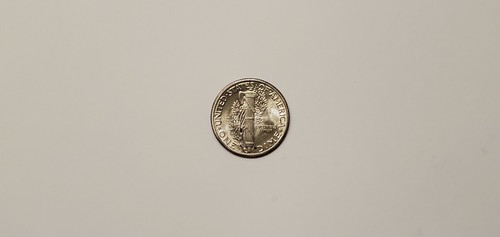 Moneda de diez centavos de plata Mercury 1937-D de Estados Unidos - 10c - FSB CHBU - Imagen 12 de 12