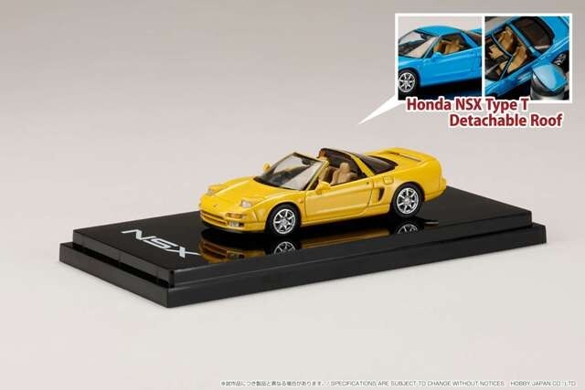 ミニカー HONDA NSX Type-T Indy Yellow Pearl 1/43 HJ643006BY HobbyJapan 1:64 Honda NSX Type T Indy Yellow