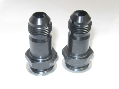 Pair of Carburetor Inlet Fittings fits Holley Carburetors 7//8-20 inch Thread