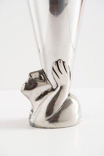 Carrol Boyes Modern Large Cast Aluminum Sculptural Vase - Picture 3 of 6