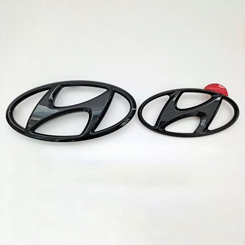 Front or Rear or N Logo Black High grossy Emblem (Fits: 2018 2022 VELOSTER N) - Picture 9 of 16