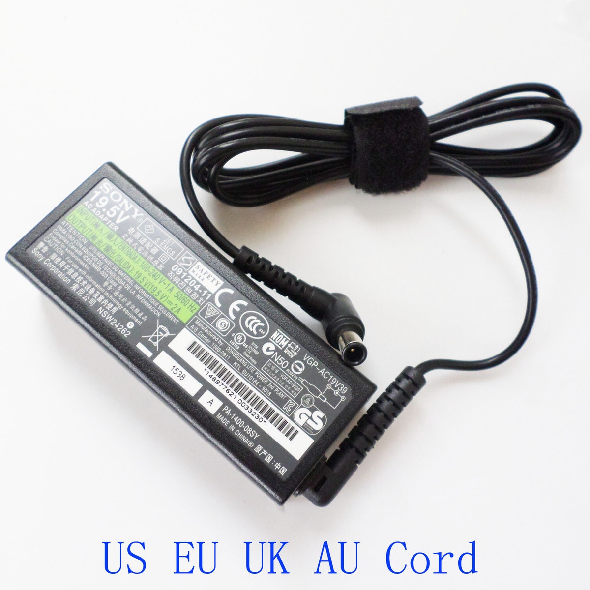 Genuine Power Supply Cord For Sony Vaio Netbook 19.5V 2A