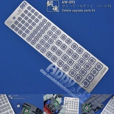 for MG 1/100 Model THK0.2mm Square Thruster Vent Detail Add on Etch Sheet AW-093
