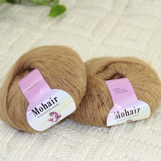 Sale 2BallsX25gr Fluffy Soft Mohair Lace Shawl Rugs Blankets Crocheted Yarn 27 Sale 2BallsX25gr Fluffy Soft Mohair Lace Shawl Rugs Blankets Crocheted Yarn 27
