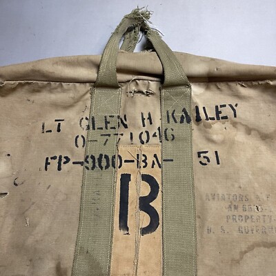 Vintage WWII Aviators Kit Bag AN 6505 US Air Force USAF Rare