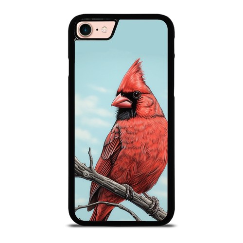 black ink Cardinal Anti scratch Cover For iPhone XS 11 12 13 14 15 16 Pro Max - Picture 2 of 25