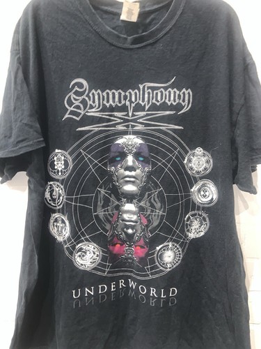 Symphony X Underworld Australian Tour 2016 Black Graphic Tee XL - Picture 2 of 7