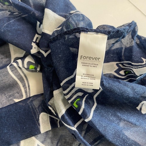 NFL Infinity Scarf Seattle Seahawks Football Forever Collectibles New With Tags - Picture 4 of 6