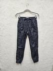 Abercrombie Kids Girls Jeans 11/12 Black Stone Wash Cotton Blend Tapered L Denim