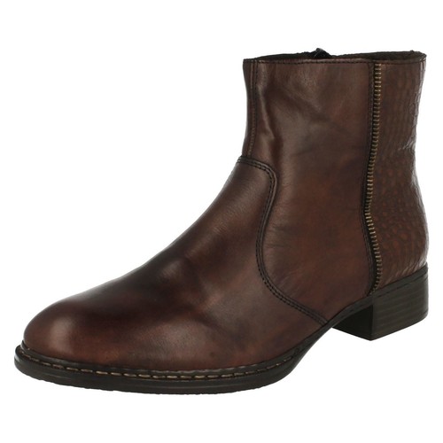Ankle Lined Warm Boots Ladies Brown 73490 Rieker E1q5ntxw1
