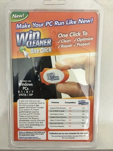 New Win Cleaner PC Cleaner Helps Remove Clutter On PC One Click - Picture 2 of 2