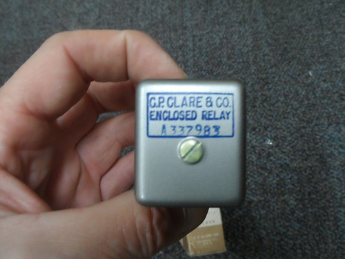 Vintage C.P. CLARE ENCLOSED RELAY A337983 8 PIN CP clare - Picture 7 of 12