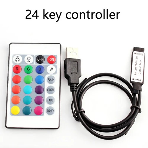 USB LED RGB Controller For 5V-24V USB LED Strip Light Wireless Remote Controller - Picture 16 of 25