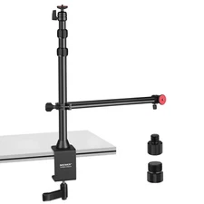 NEEWER Tabletop Camera Mount Stand with Flexible Arm&Table Mounting Clamp