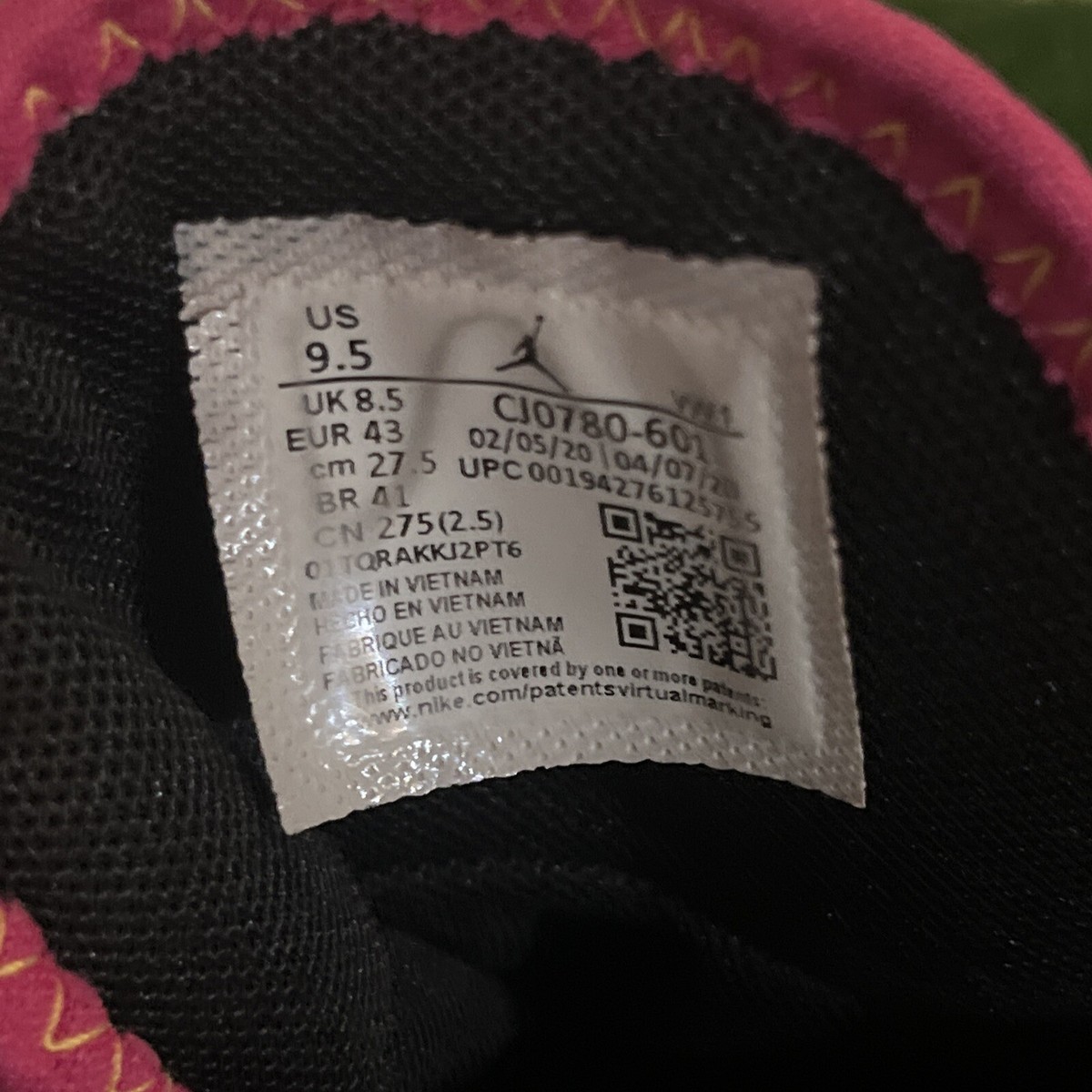 Jordan Westbrook One Take Vivid Pink Sz 9.5 (CJ0780-601) | eBay