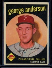 1959 Topps #338 Sparky Anderson Rookie RC Phillies VG+ LOOK!