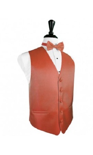 Luxury Herringbone 4 Vest and Bowtie Set - Picture 7 of 9