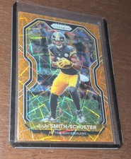 JUJU SMITH SCHUSTER 2020 Panini Prizm ORANGE LAZER #66 STEELERS SP