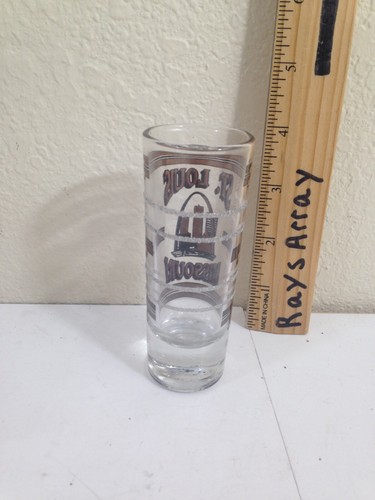 St. Louis MO Tall double shot glass gateway Arch - Picture 3 of 5