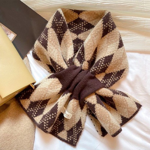 Damen Winter Lang Strickschal Halstuch Weihnachtsdecke Oversize Tuch Schals - Bild 14 von 14