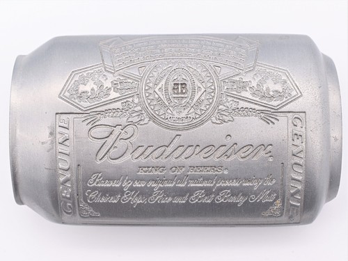 Budweiser Anheuser Busch Beer Can Belt Buckle